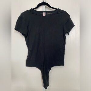 Victoria secret tee shirt body suit floral lace